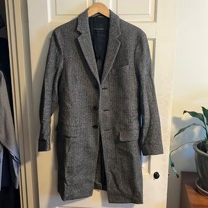 Banana Republic herringbone topcoat